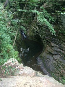Pewit's Nest canyon and pool